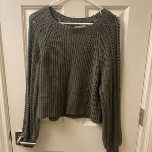 Womens American Eagle Cropped Sweater